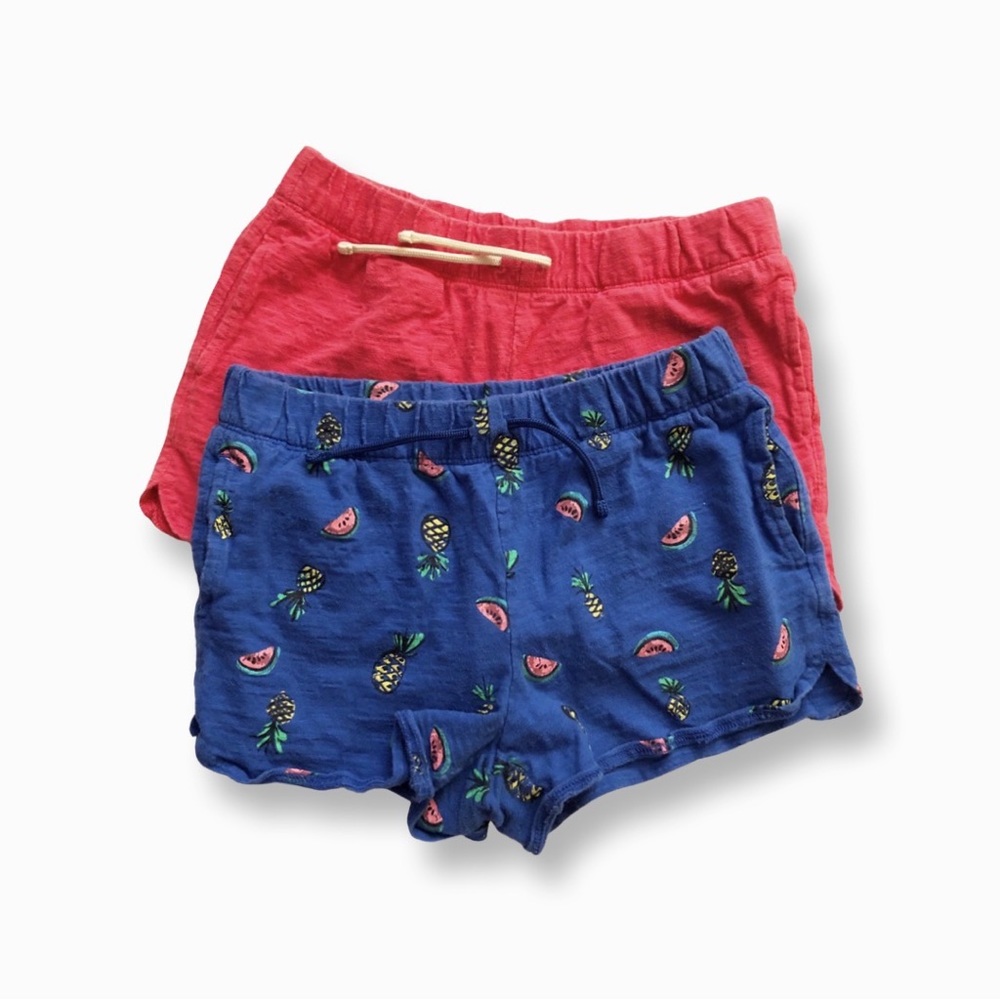 Set of Girls Spotted Zebra Shorts